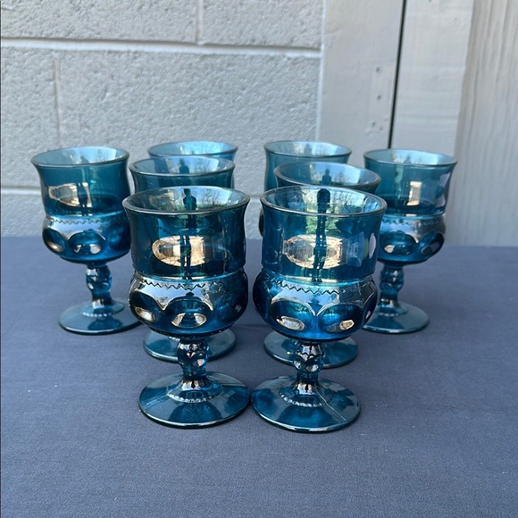 Set of Blue Goblets